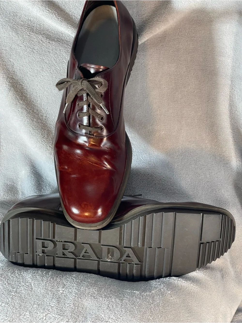 Prada classic burgundy